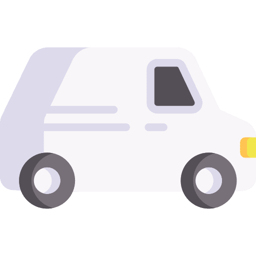 Minivan transportation automobile minivan icon