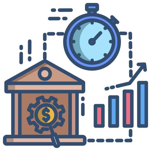 Revenue investment coin profit icon
