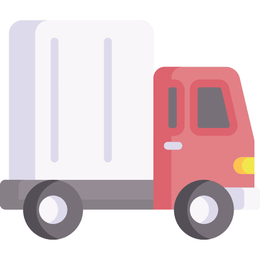 Van vehicle truck delivery icon
