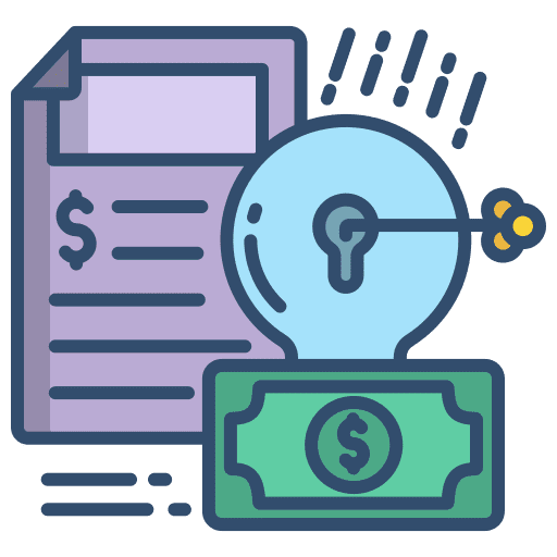 Document key interactive solutions solution icon