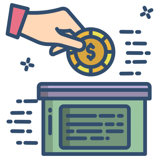 Funding donate fund hand icon