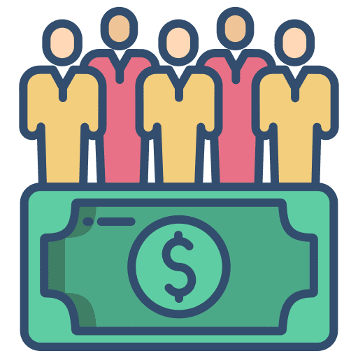 Workers user investment workers icon