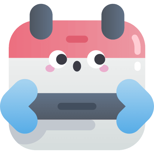 Calendar travel time and date vacation icon