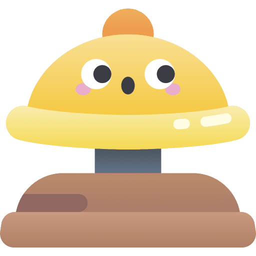 Reception desk travel holidays ring icon