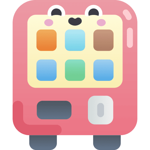 Vending machine beverage electronics drinks icon