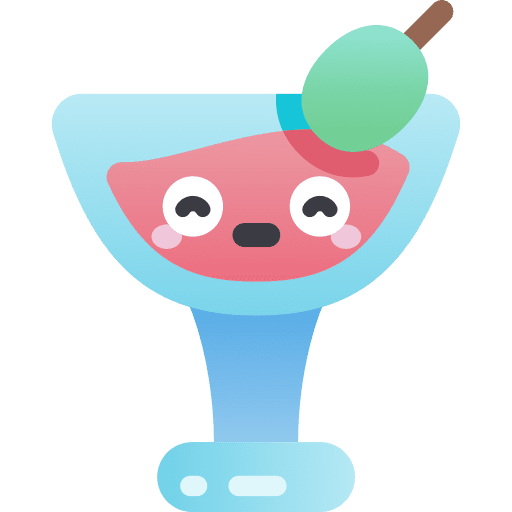 Cocktail alcohol olive martini icon