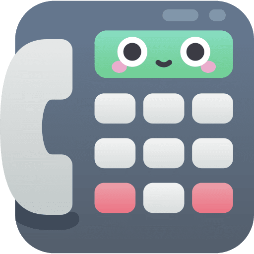 Telephone communications vintage office material icon