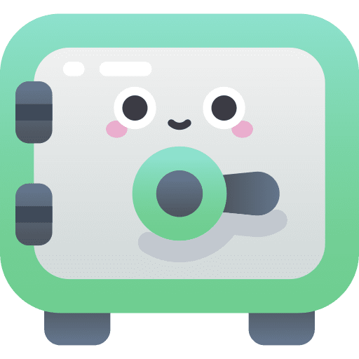 Safe box hotel service safety box amenities icon