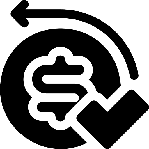 Money back dollar marketing money back icon