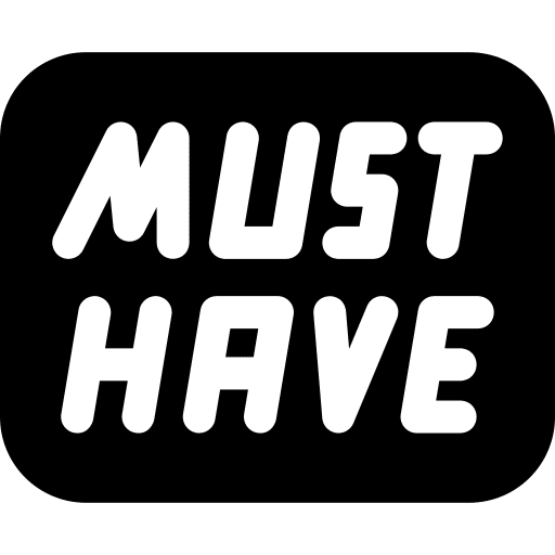 Must have commerce and shopping sales product icon