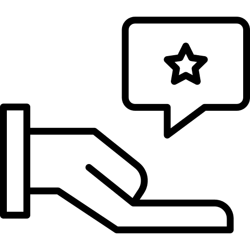 Opinion opinions hands chat box icon