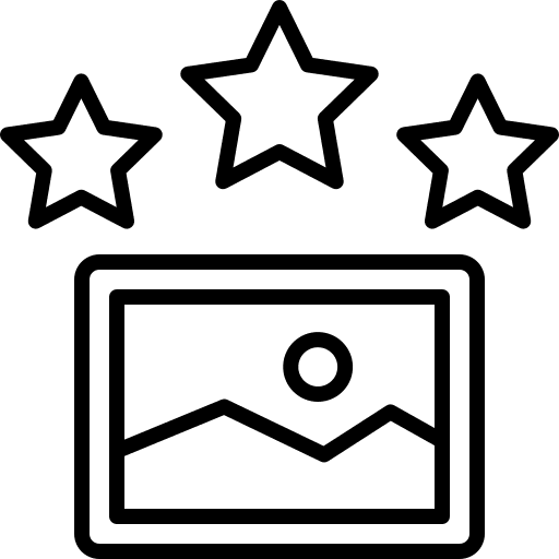 Photo image comics ui landscape icon