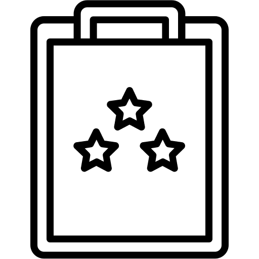 Clipboard commerce logistics list icon