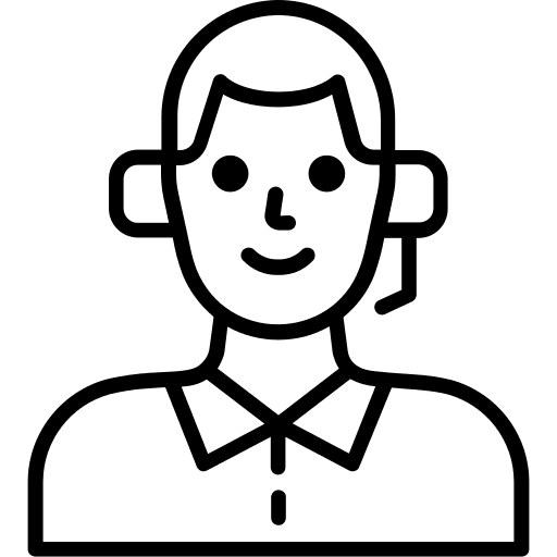 Customer service user avatar contact person icon