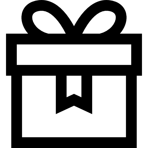 Giftbox outline boxes outline giftboxes icon