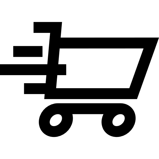 Shopping cart moving symbol e-commerce shopping shopping cart icon