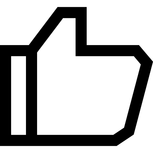 Like finger ecommerce thumb up icon