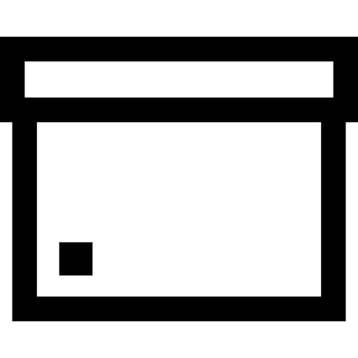 Commercial package outline tool commerce ecommerce icon