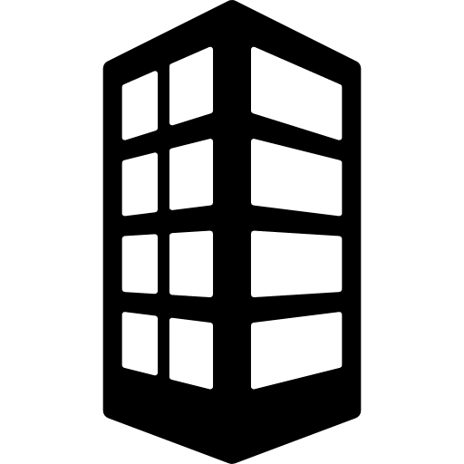 Tower block building office buildings icon