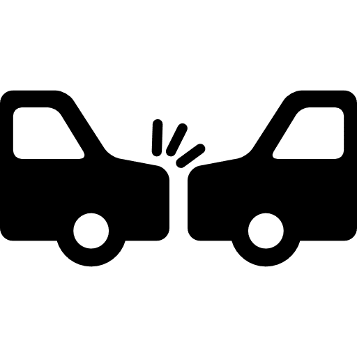 Car accident vehicle car crash transport icon