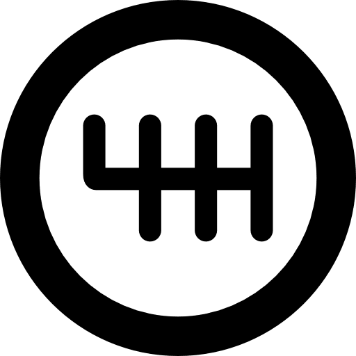 Change gear automobile car motor icon