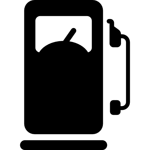 Old petrol station transport petrol gasoline station icon