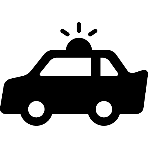 Security car transport automobile policeman icon