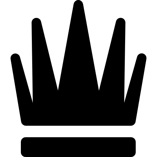 Crown chess piece king fashion icon