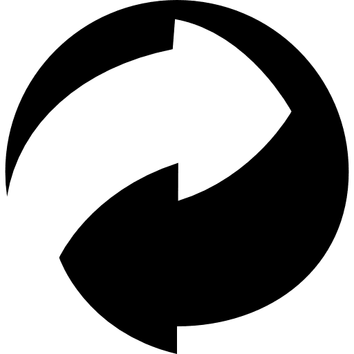 Recycable recycle curve arrow arrows icon