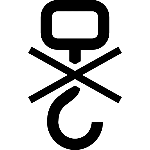 No hooks lift hook tool icon