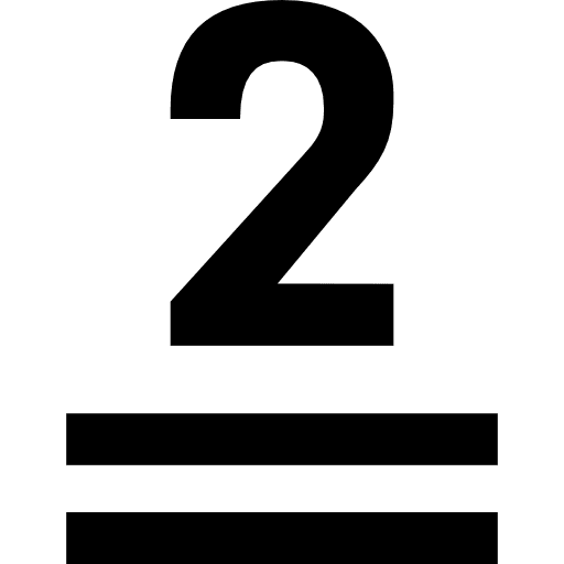 Weight shapes typography symbol icon