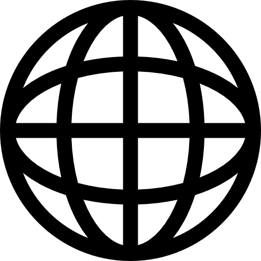 World grid earth grid worldwide maps and flags icon