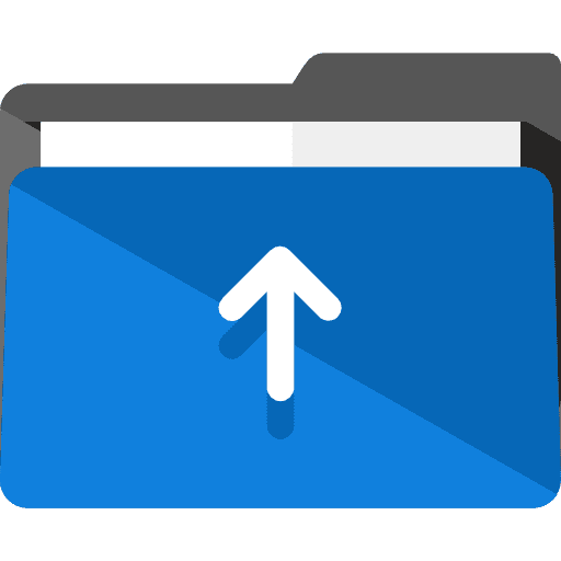 Folders data storage file storage office material icon