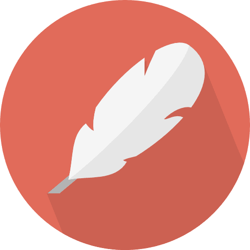 Quill lightweight quill vintage icon