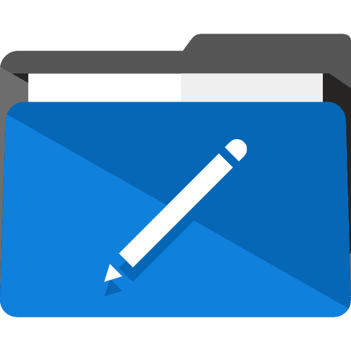 Folders file storage office material folders icon