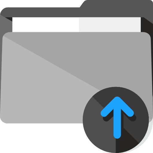 Folders files and folders data storage interface icon