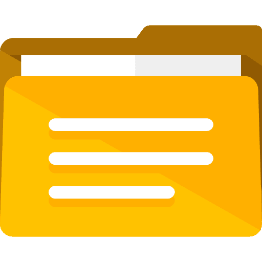 Folders files and folders office material interface icon