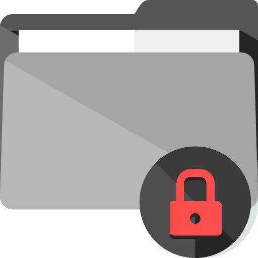Folders office material interface file storage icon