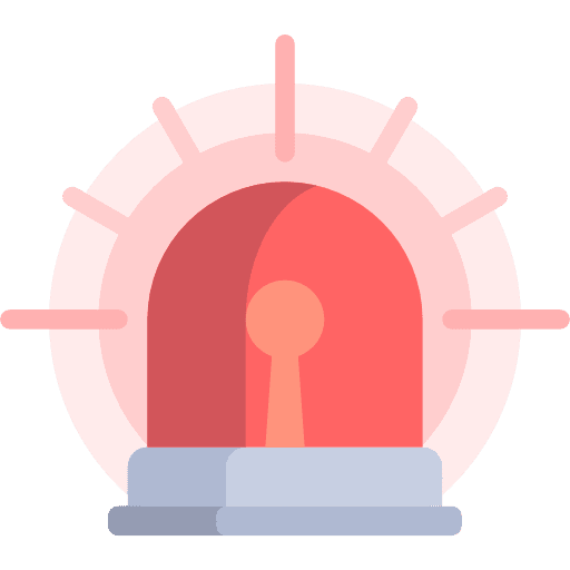 Lights alarm gaming casino icon