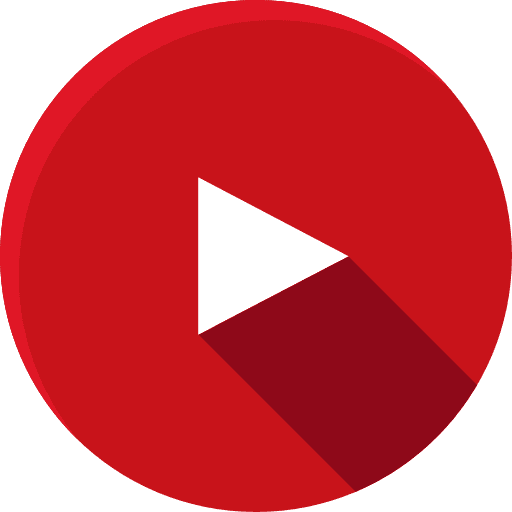 Youtube video player social network brands and logotypes icon