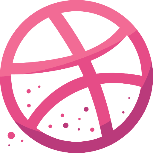 Dribbble logo logotype social network icon