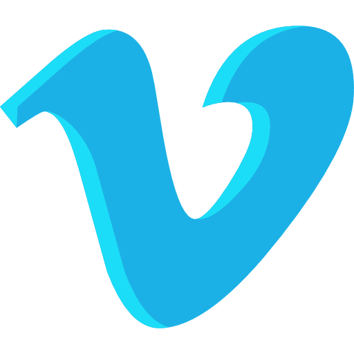 Vimeo logo brand social network icon