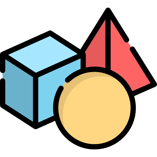 Geometric inclusive electronics interface icon