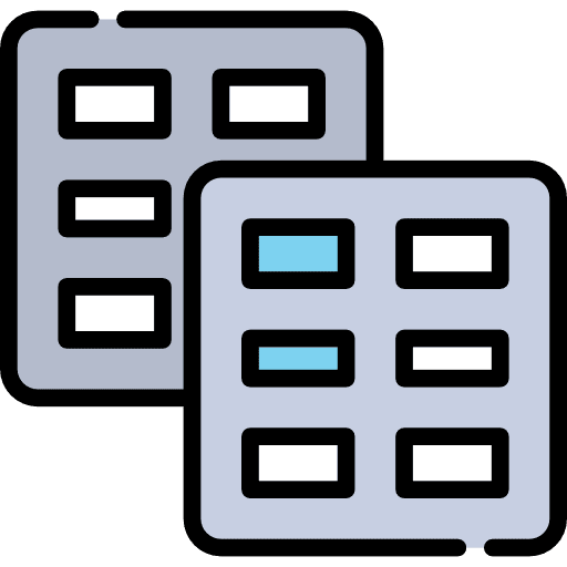 Cells column microsoft excel table icon