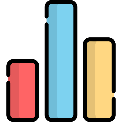 Chart business graph business and finance icon