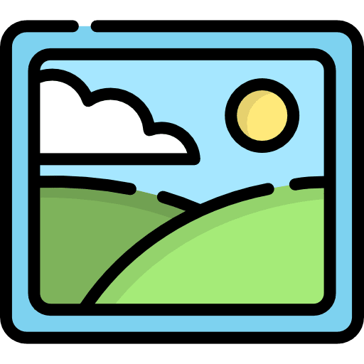 Landscape image landscape electronics icon