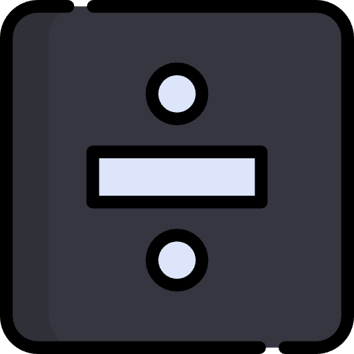 Division ui calculation shapes icon