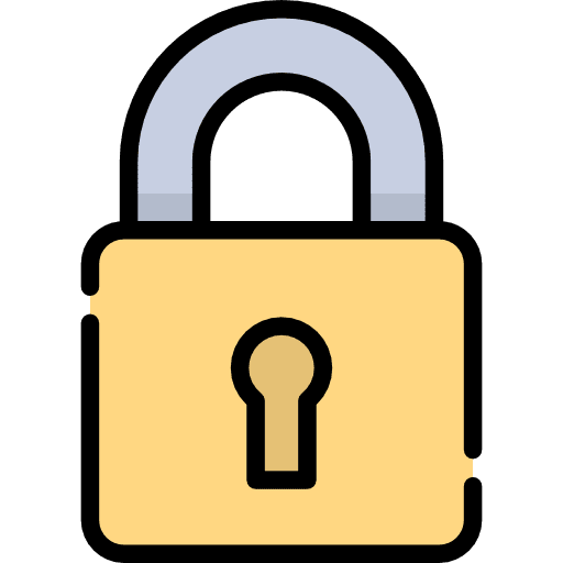 Lock electronics lock tools and utensils icon