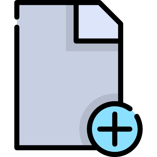 Document file electronics archive icon