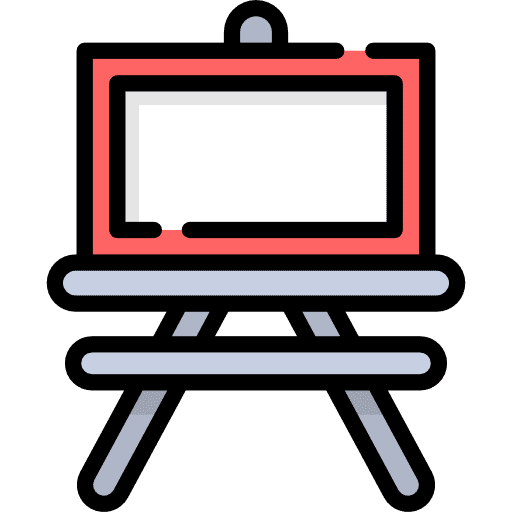 Canvas artistic tools paint icon